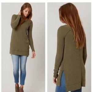 Free People waffle knit tunic